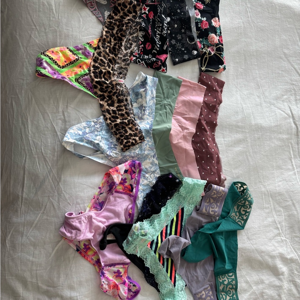 Lot of 13 pairs of Victoria’s Secret/PINK panties